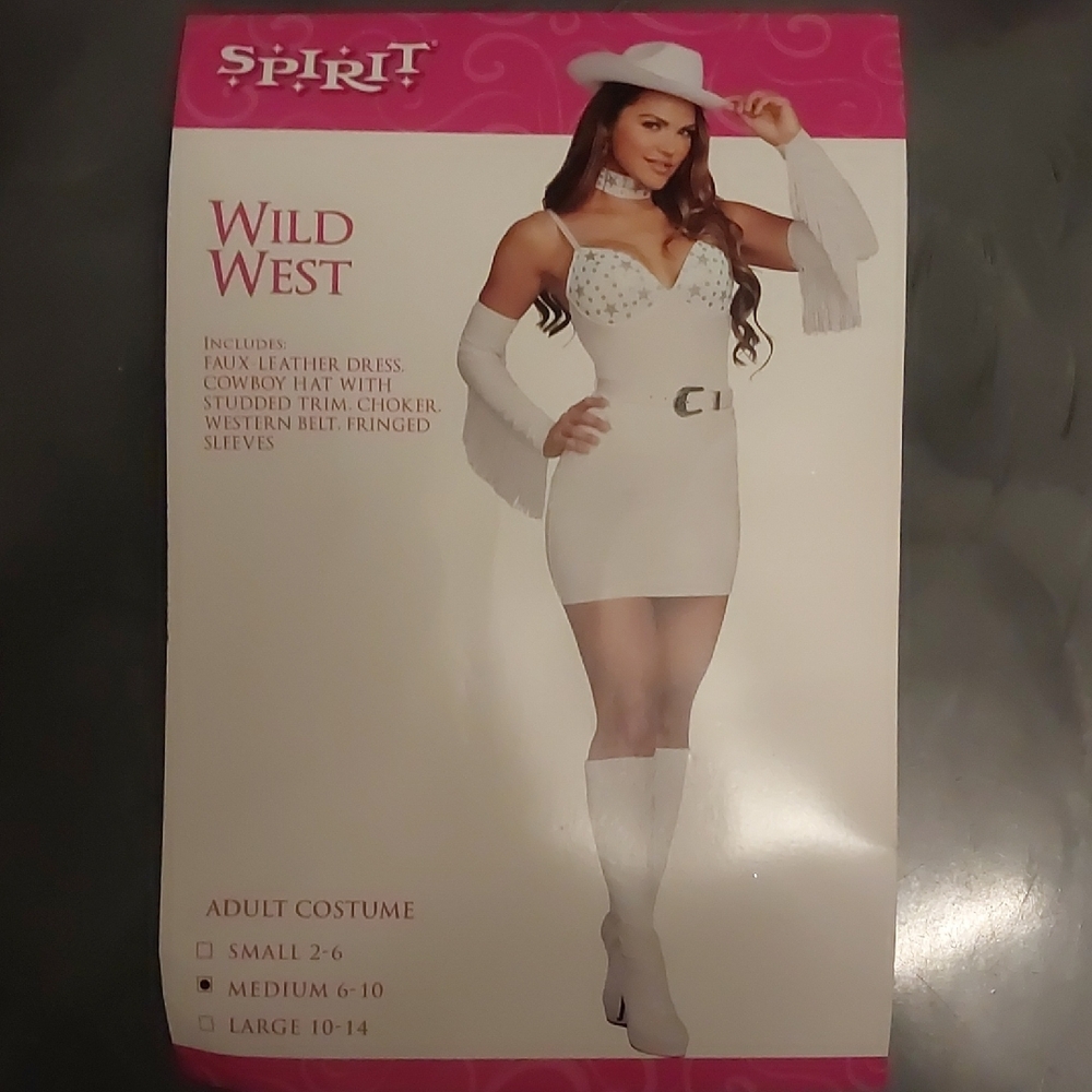 Spirit White Western Costume.